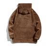 Autumn And Winter Plus Size Hooded Men'S Casual, Personalized And Fashionable Hoodie, Coral Fleece Jacket For Men