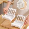 Multifunctional Plastic Plate Rack Draining 4/8 Grids Dish Drain Holder Spliceable Kitchen Sundries Rack Kitchen