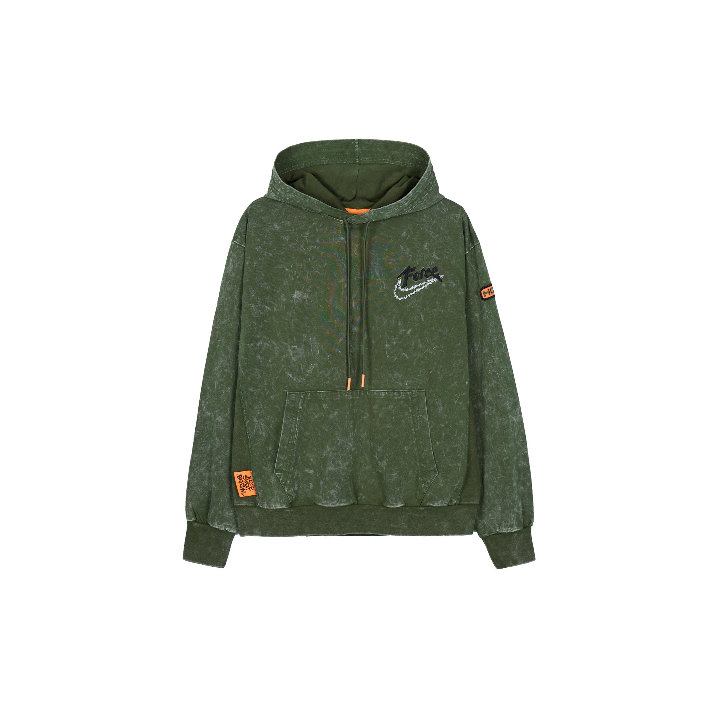 Толстовки Nike Мужские Зеленые С капюшоном Умеренные Другие DH6809-355 S