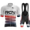 Rcn Sommer Herrenkleidung Radhose MTB Radtrikot Komplette Herrenuniform Straßenjacke Hose Gel Fahrradanzug Sportset