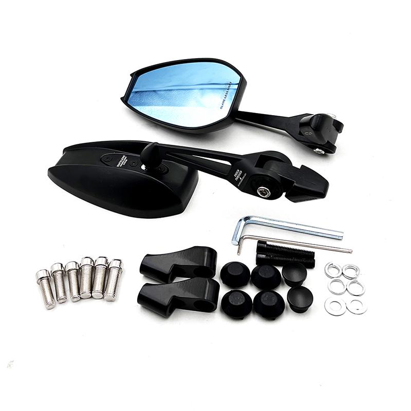 

1 пара регулируемых боковых зеркал для мотоцикла, зеркала заднего вида для YAMAHA NMAX155 NMAX125 NMAX 155 N-MAX 125 150 160 синий
