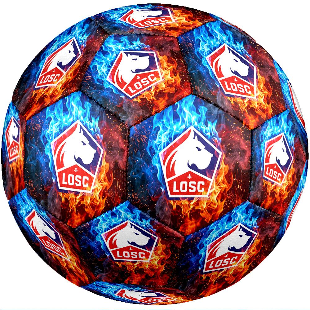 LOSC Lille FC Size 5 Standard Football Durable Training Match Soccer Ball for Adult Outdoor Sports