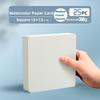 Square/Round Watercolor Paper 300g 25 Sheets Professional Water Color Drawing Paper Postcard for Painting Art School Supplies