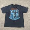Maglietta Vintage 1998 Brian-Shul Lockheed SR-71 Blackbird Fighter Jet XL 23x28 Blu