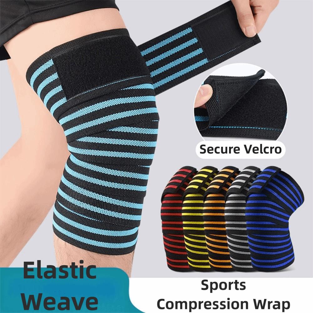 Elastic Knee Bandages Compression Straps Squats Training Knee Braces Knee Wraps Squats Training