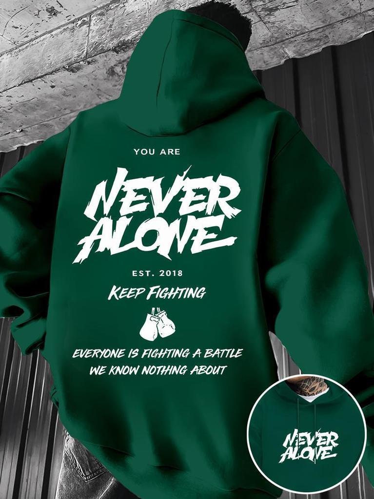 Go ahead "Printed hoodie, geometric breathable polyester kangaroo pocket