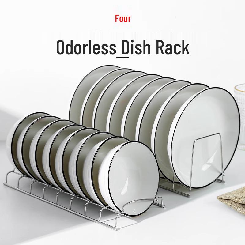 

Органайзер для сушки кухонной посуды и мисок из нержавеющей стали Smooth Durable Stainless Steel Dish Rack