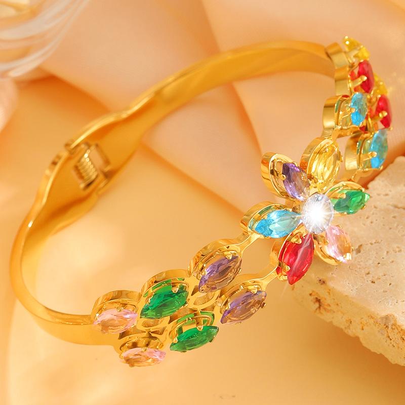Titanium Steel Light Luxury Hexagram Bracelet Fashionable and Versatile Jewelry Bracelet