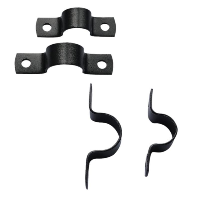 Strong Metal Tube Clamp Mounting Clamp Guard Improved Build with Guard Layer Simple Installation for Home Business Use