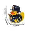 1736 Firefighter Duck Figurine Resin Animal Statue American Style Decor Gifting