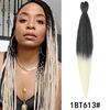 Fluffy EZ Large Three-Color Silk Braid Wig - Low-Temperature, Flame Retardant Styling