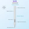 Fabrikqualität für Microsoft Surface Pro7/6/5/4 PROX Go Book Touch Pen(Schwarz)