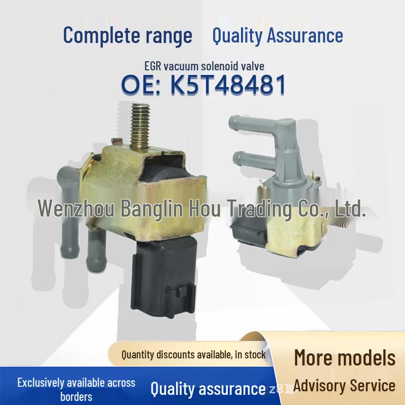 

Nissan Compatible K5T48481 Turbo Solenoid Valve Vacuum Part 911-338 14930-1KA0A Banglin Rear
