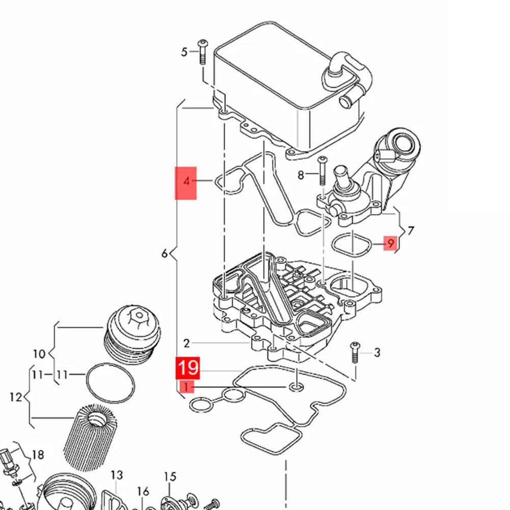 Engine Gasket Seal For Car Engine Gasket Seal As Picture Shows 3.0L V6 Gasket Brand New Condition Automotive Repair