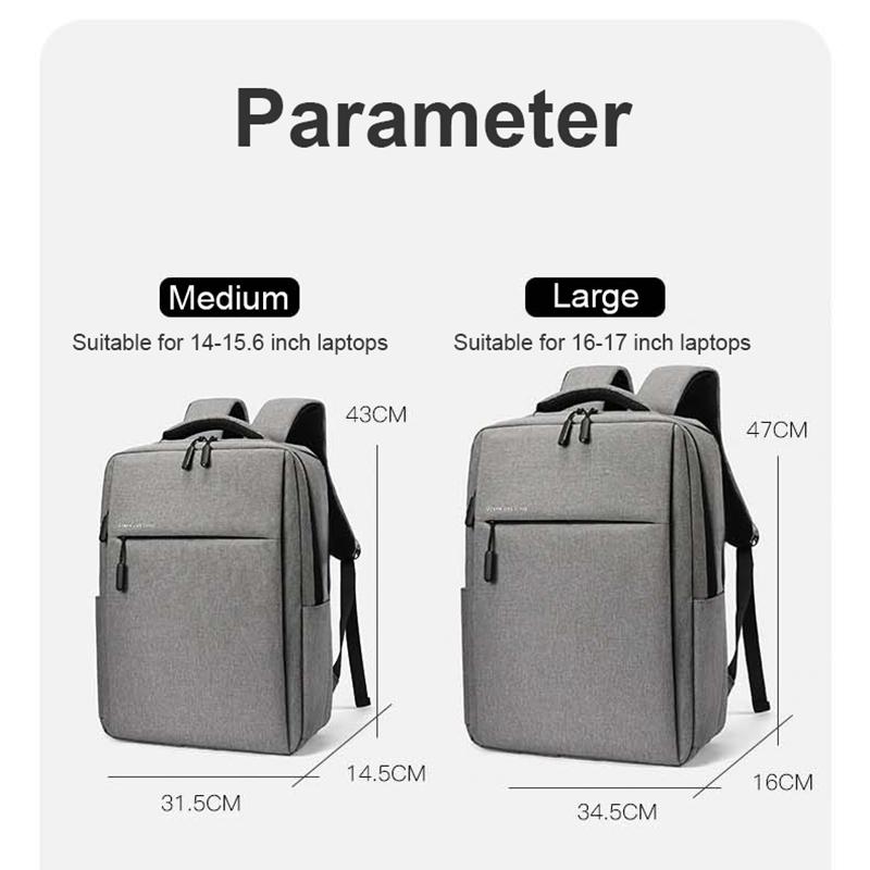 Laptop Backpack 17.3 Inch Large Capacity Travelling Backpacks Waterproof Laptop Bag 15.6 17.3 Multi-Pockets Men'S Backpack