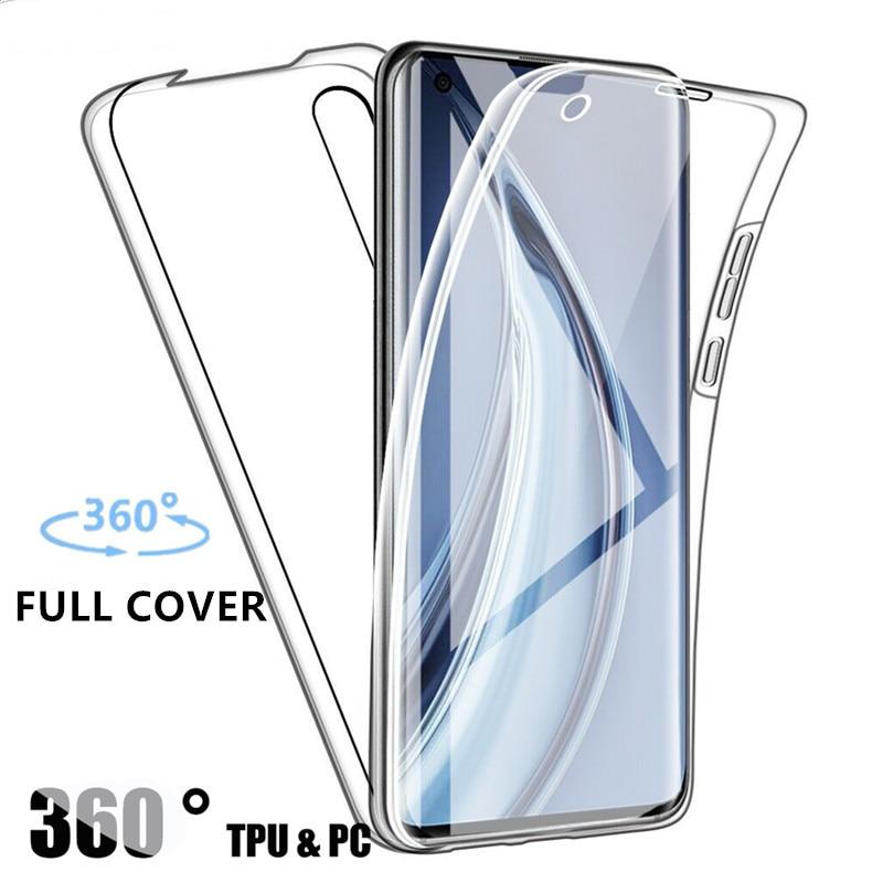 

360 Full Body Protective Case для POCO M3 X3 NFC Xiaomi Mi 11 10T A3 Note 10 Lite Fundas Redmi Note 9S 9 Pro 9A 9C 9AT 8 8T 8A М’який силіконовий чохол Redmi 9A чистий