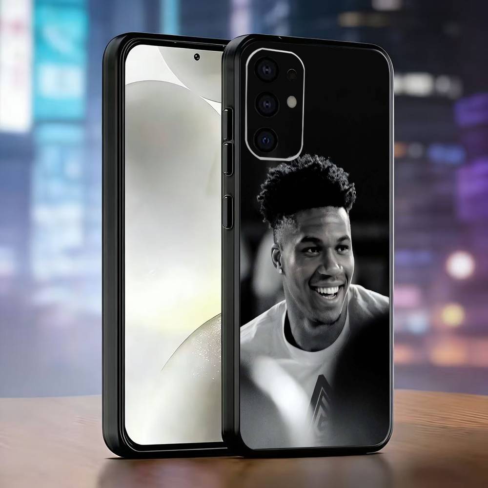 Giannis Antetokounmpo Phone Case Black Silicone Soft For Samsung S25,S24,S21,S22,S23,S30,Ultra,S20,Plus,Fe,Lite