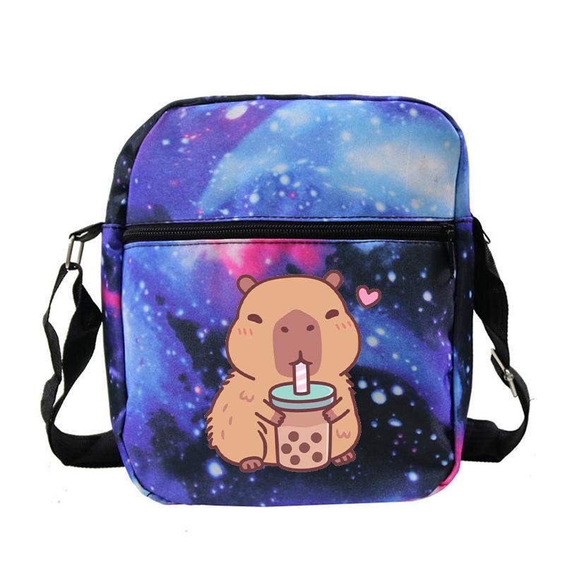 Fashion Versatile Children'S Portable Shoulder Bag Printed Trend Multifunctional Oblique Span Bag