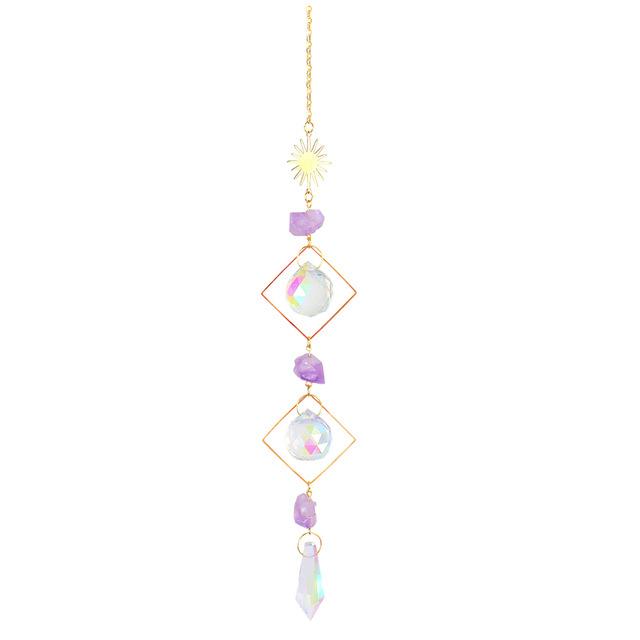 1PC Crystal Suncatcher Window Hanging Pendant Rainbow Maker Light Catcher Summer Decor, Home Decor, Room Decor, Wall Decor