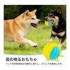 LaRoo Dog Toy Ball with Sound Floating Durable Natural Rubber Chew Toy Stress Relief Teeth Cleaning, Bouncy Indoor and Outdoor Play for Medium Dogs