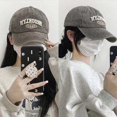 Retro Letter Embroidery Baseball Cap Spring Summer Men Women Washed Cotton Adjustable Snapback Caps Hip Hop Streetwear Sun Hat