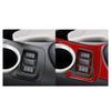 Red Carbon Fiber Car Center Cup Holder Frame Cover Trim For Nissan 370Z 2009-20