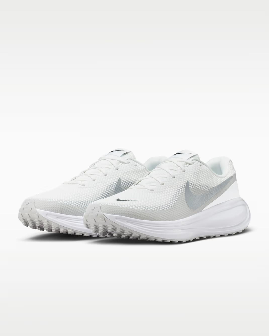 HJ9198-122 Nike Revolution 8 Summit White Metallic Silver (Men s) 6
