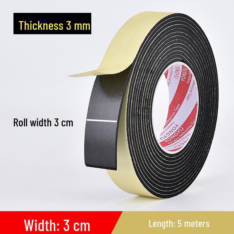 Self-Adhesive EVA Foam Sealing Strip – Dust-Proof, Temperature-Resistant, Anti-Collision, Shock-Absorbing Rubber for Doors and Windows