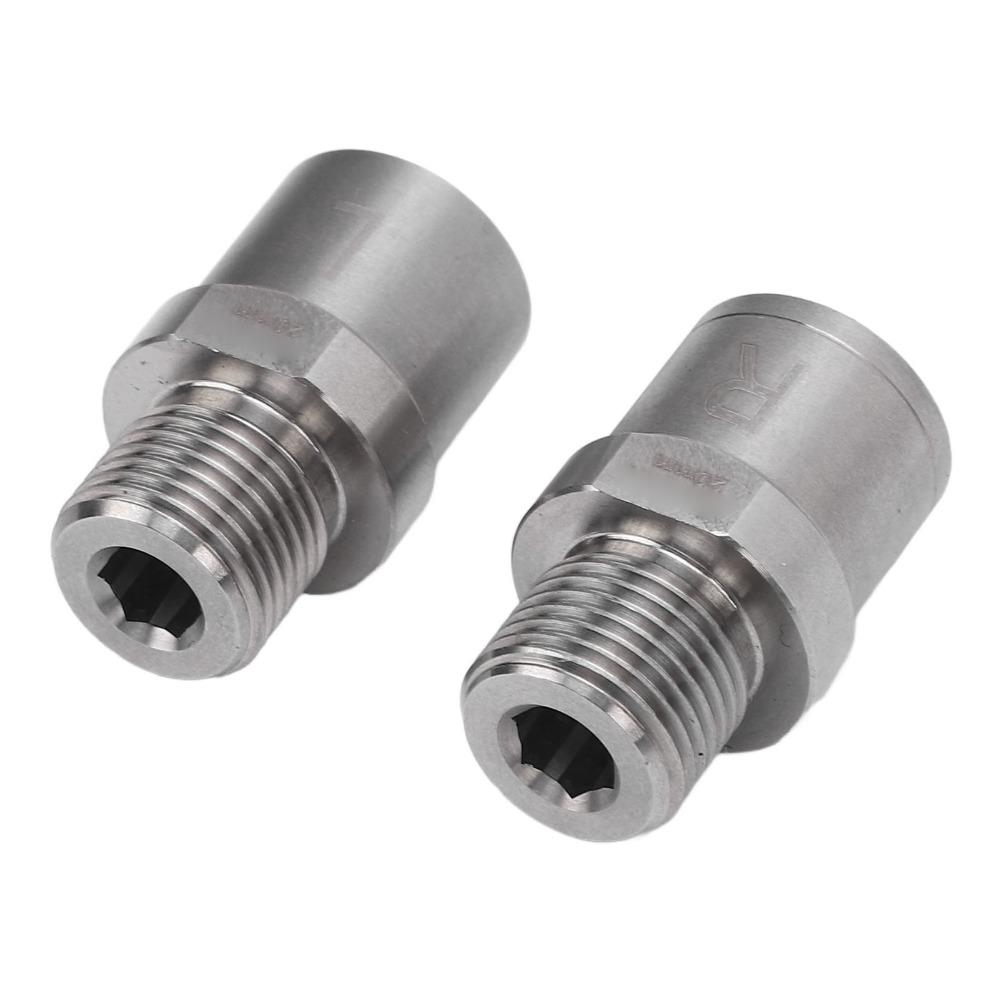 1 Pair Heavy Duty Extended Pedal Spacer Bike Pedal Extension Shaft  for Bike Pedal Compatibility