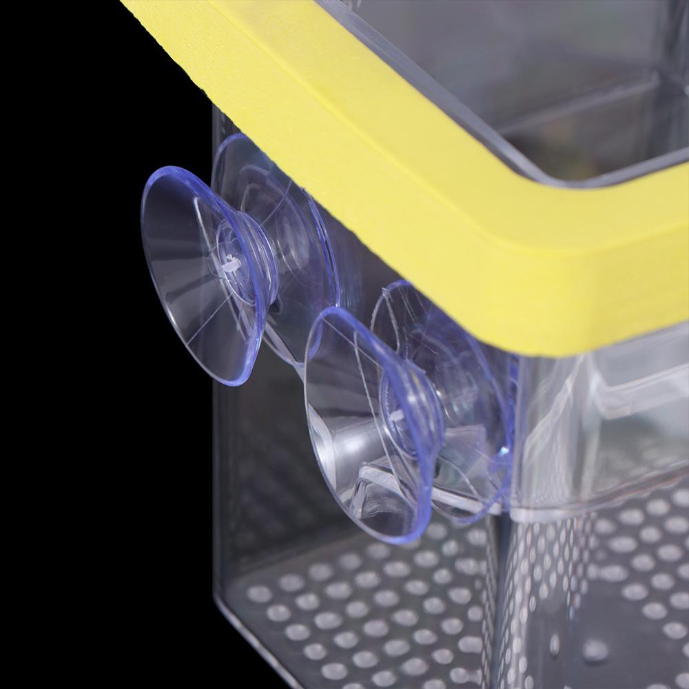 Acrylic Aquarium Breeder Box Clear Double Layer Fish Nursery Incubation Box Rectangular Fish Breeding Isolation Box Betta