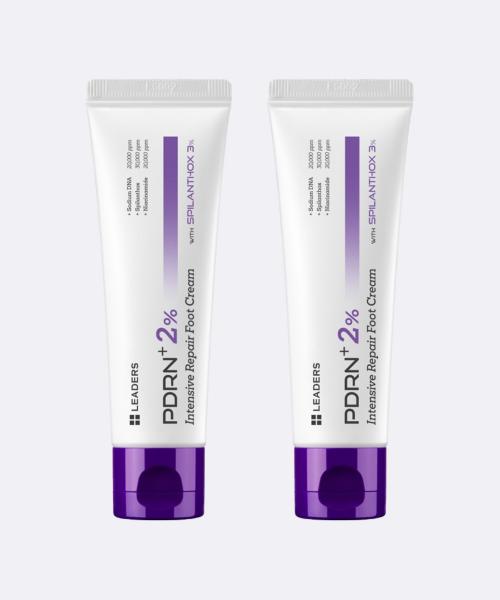 [2 Pieces] Leaders PDRN+ 2% Intensive Repair Foot Cream 50g