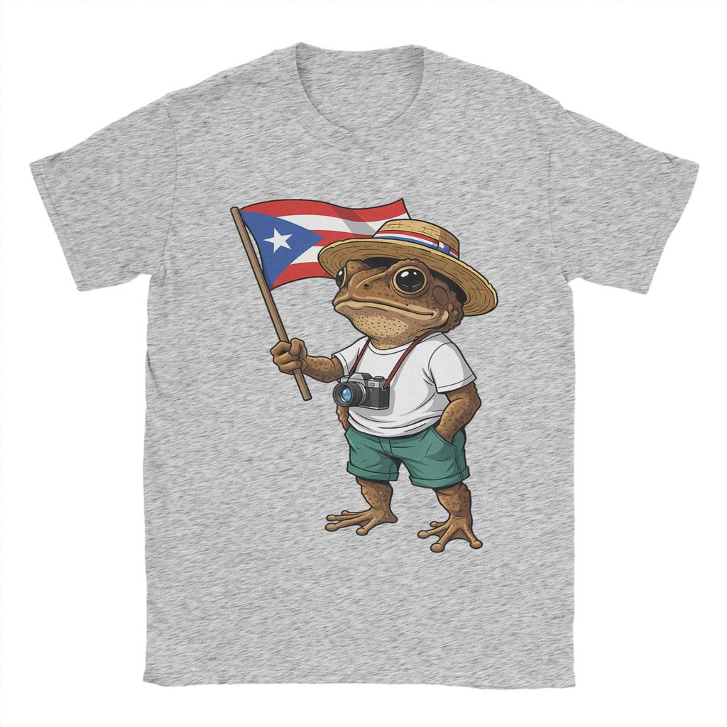 Bad Bunny Puerto Rico Coqui Frog Boricua Puerto Rican Flag Taino  TShirt T Shirts Unisex 100 Cotton Tees Short Sleeve Tops