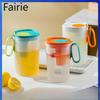Plastic Large-capacity Cold Water Kettle with Filter High-temperature Resistant Juice Pot Cold Water Kettle Cup Fairie