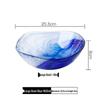 VAKADA Tempered Glass Fruit Salad & Snack Bowl