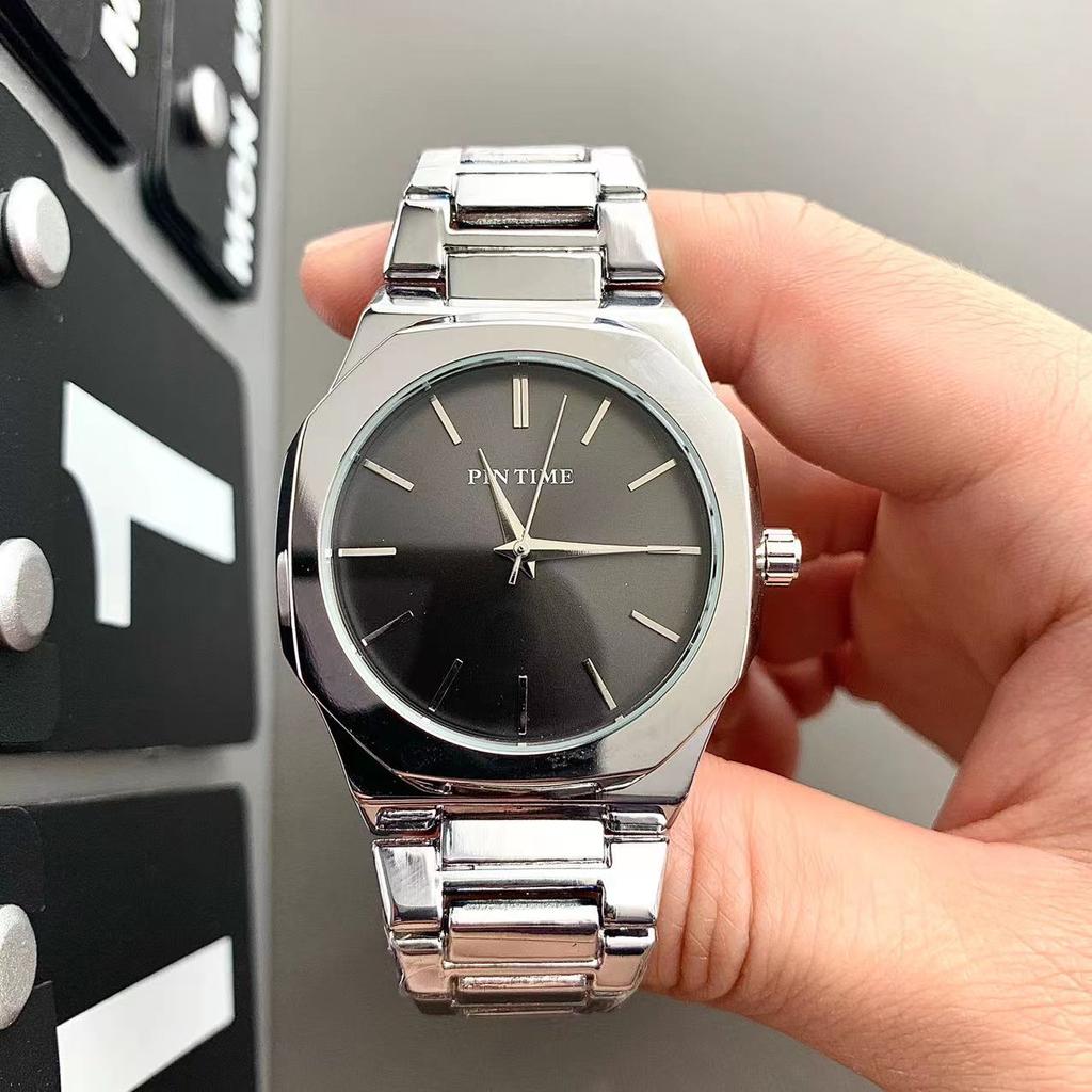 Square men's steel belt simple and versatile fashion casual retro small square watch quartz watch