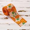 Thanksgiving 5 Yards Pumpkin Orange Ribbon for Crafting and Gift Wrapping Fall Harvest Polyester Ribbons