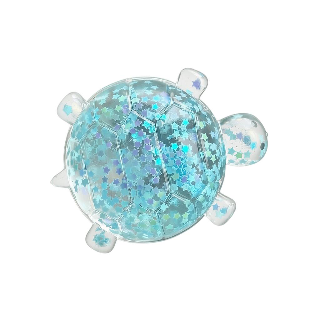 Glitter Turtle Toy, Sensory Stress Toy for Kids and Adults