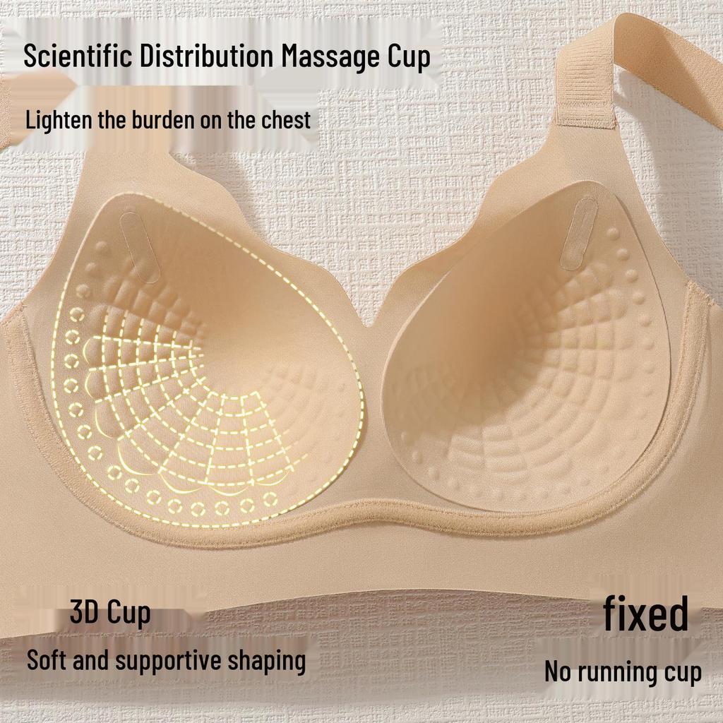 2026 Seamless Lift Push-up Bra - No Underwire, Armpit Fat Collection, Reduces Appearance of Large Breasts for Women