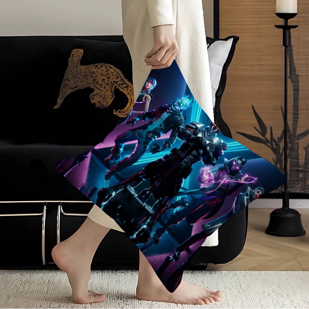 Cartoon Game FFortniteS Cushion Cover Inches Farmhouse Decor Home Throw Pillow Covers For Couch Decorations