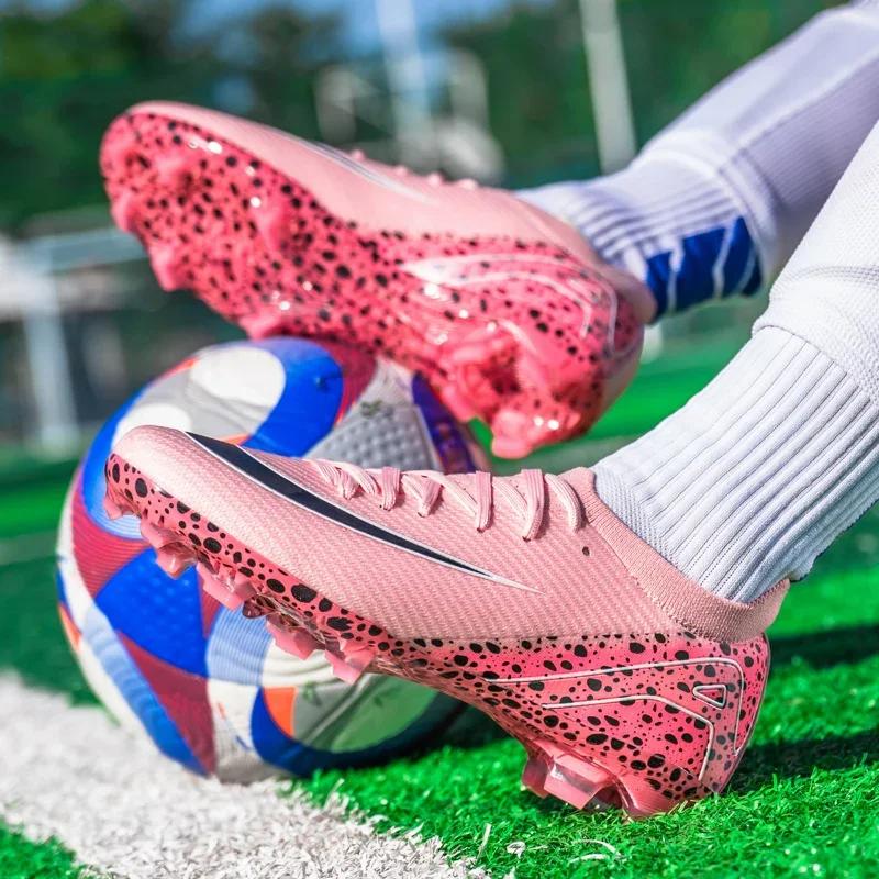 Professional Men Football Field Boots Fast Society Cleats Football Shoes Original Indoor Football Field Boots Sneaker Fast Match