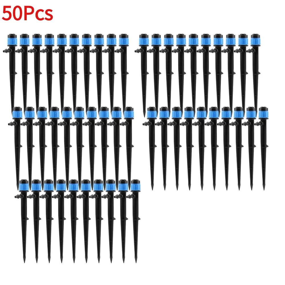 10-100Pcs Garden Micro Drip Irrigation 360 Degrees Rotating Nozzle Sprayer Sprinkler for 4/7" Hose Garden Plants Watering System