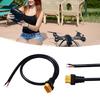 Upgraded XT60 Solar Battery Connector Cable Male Plug Connection Line 18AWG Converters Adapter Cord Wire for Remote Toy
