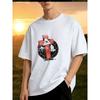 European Size Men's Fashion Street Style Trendy Religious Graphic T Shirt with Cross All Seeing Eye Circle Print Adult Male Casual Wear Holiday Gift