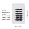 Z LRAQI BEAUTY Individual False Eyelashes Self Adhesive Cluster Fake Eyelashes Glue Free Eyelashes Natural Looking