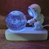 Creative 3D Astronaut Crystal Ball Led Night Light for Children Bedroom Planet Space Solar System Lamp USB Christmas Kid Gift