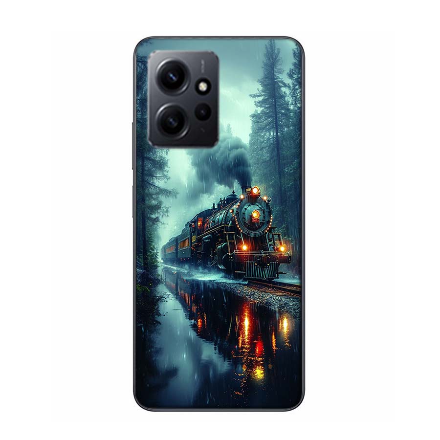 

Steam Train Phone Case For Redmi Note 14 15 Pro 5G 13 12 Pro Plus 11 11T 11E 11S 10 Pro 10S 9 9S Cover Cell Clear TPU Capa Compa Redmi Note 12 Pro 5G