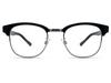 [SPEED ADDICT] SIRMONT BROW LEXINGTON SUNGLASS (BlackSilver × Clear)