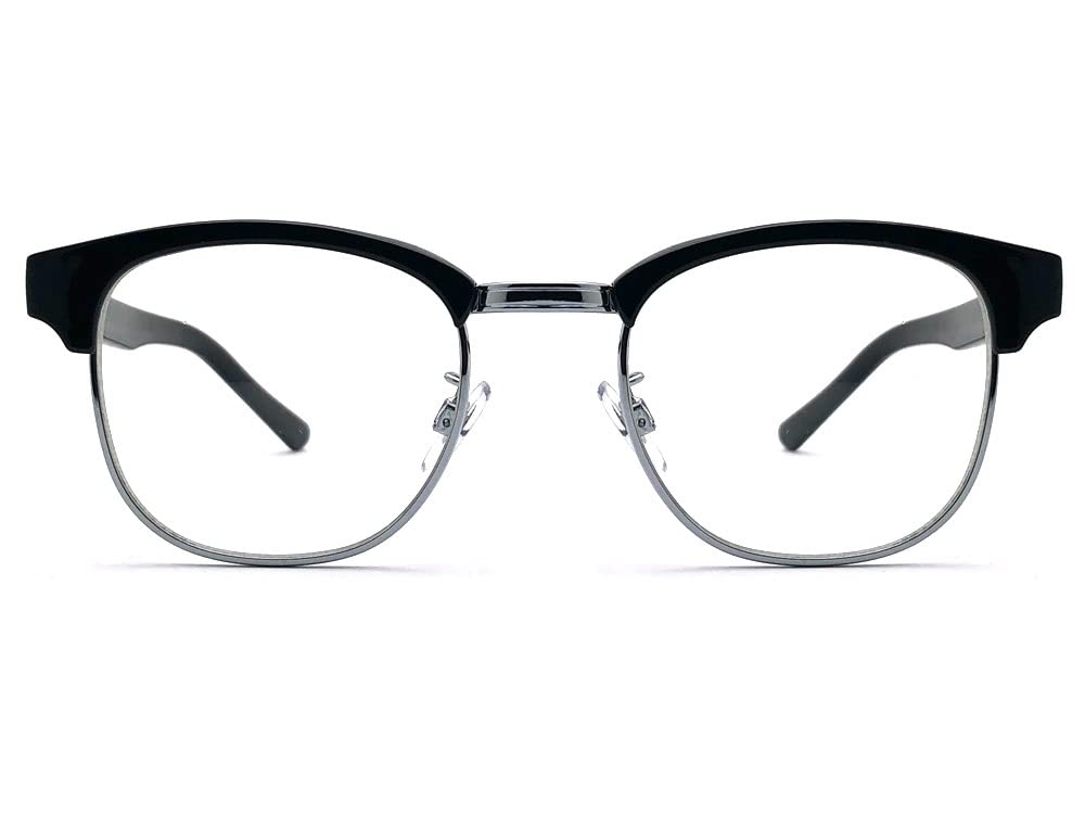 [SPEED ADDICT] SIRMONT BROW LEXINGTON SUNGLASS (BlackSilver × Clear)