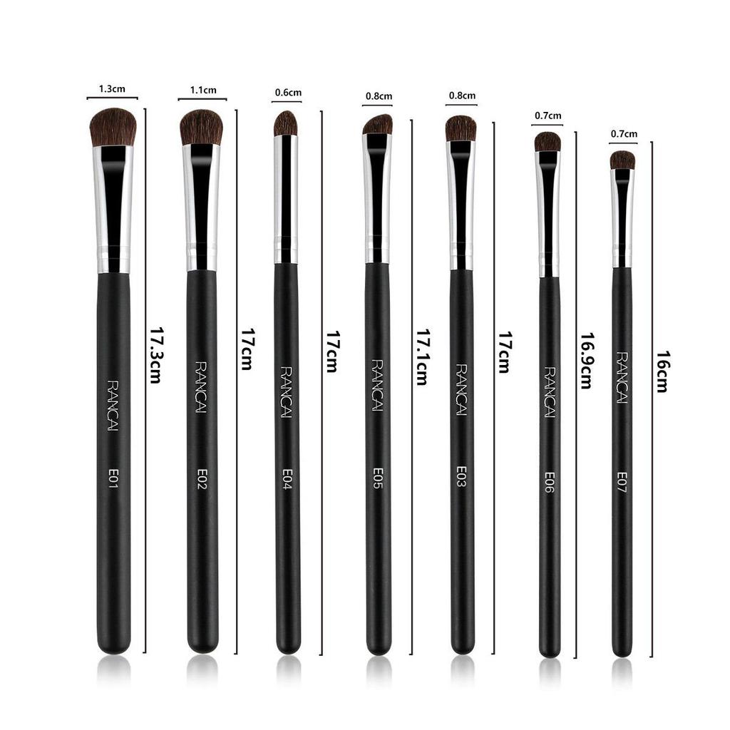 Tragbarer reiner Pferdehaar Lidschatten Verblenderpinsel - Große weiche Borste für Augen-Make-up