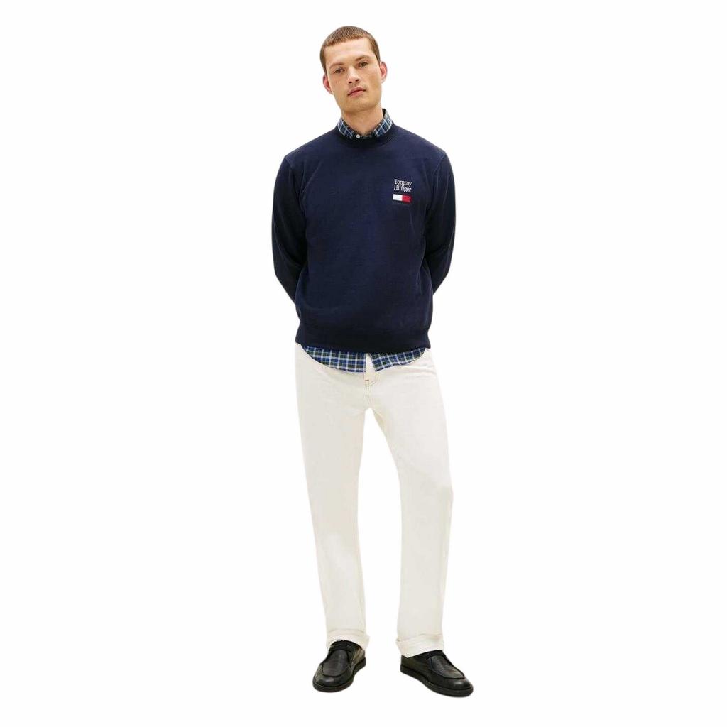 Tommy Hilfiger Herren Sweatshirt mit gesticktem Logo